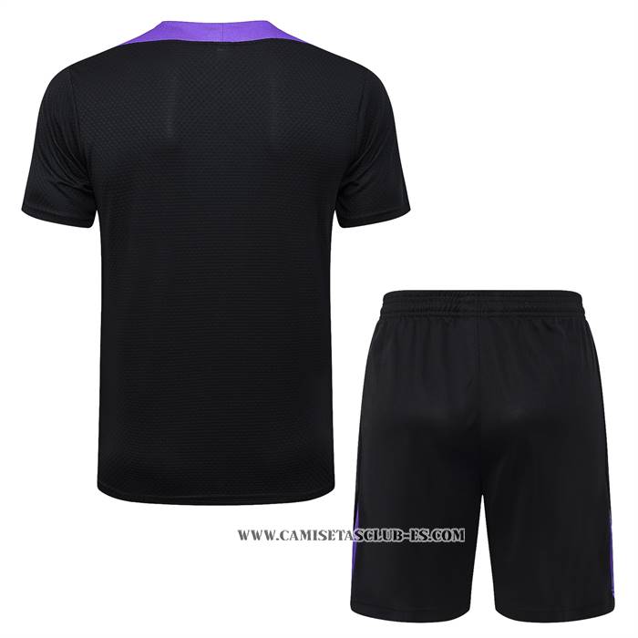 Chandal del Barcelona 25-26 Manga Corta Negro - Pantalon Corto